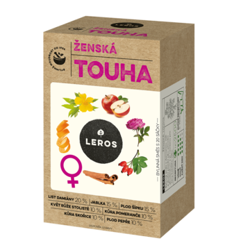 Ženská touha čaj porcovaný 40g Leros